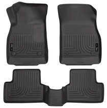 Husky Liners 98161 - 11-12 Chevrolet Cruze WeatherBeater Combo Black Floor Liners