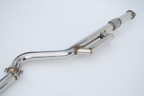 Invidia HS22WRXGTP - 2022+ Subaru WRX N1 Twin Outlet Single Layer SS Tip Cat-Back Exhaust