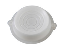 Scott Drake C0AF-13783-C - Dome Light Lens; Milk White Lens; Chromed Plastic Housing;