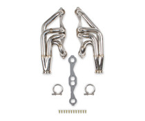 Flowtech 11570FLT - Small Block Chevy Turbo Headers - Polished Finish