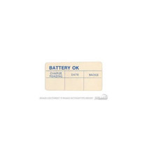 Scott Drake DF-405 - Battery Test Decal;