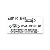 Scott Drake DF-549 - Air Conditioner Dryer Decal