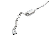 Borla 140653 - 15-16 Cadillac Escalade ESV/Yukon Denali XL 6.2L V8 AT Split Side Ext SS S-Type CB Exhaust