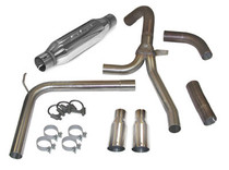 SLP 31042A - 1998=2002 Chevrolet Camaro LS1 LoudMouth Cat-Back Exhaust System w/ 3.5in Slash Cut Tips