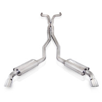 Stainless Works CA10CB - 2010-15 Camaro 6.2L 3in Exhaust X-Pipe S-Tube Turbo Mufflers Polished Tips