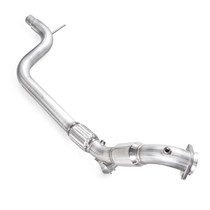 Stainless Works M15EDPCAT - 2015-16 Mustang Downpipe 3in High-Flow Cats Factory Connection