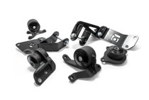 Innovative Mounts 90550-95A - Innovative 01-05 Civic K-Series Black Steel Mounts 95A Bushings (Not K24 Trans)