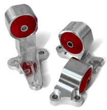 Innovative Mounts B19150-95A - Innovative 88-91 Civic B-Series Silver Aluminum Mounts 95A Bushings (Cable)