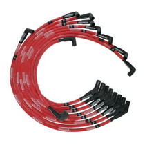 Moroso 52574 - Ford 351C/390/429/460 Sleeved HEI 135 Ends Ultra Spark Plug Wire Set - Red