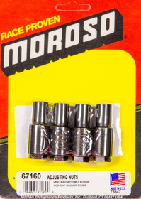 Moroso 67160 - Stud Girdle Hex Head Adjusting Nut - 7/16in Rocker Studs (Use w/Part No 67045/67205) - 4 Pack