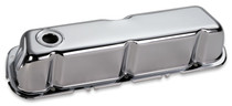 Moroso 68210 - Ford 302/351W Valve Cover - w/Baffles - No Logo - Stamped Steel Chrome Plated - Pair