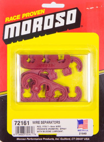 Moroso 72161 - Spark Plug Wire Separator Kit - 7-9mm - Red