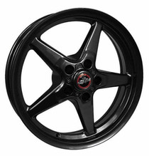Race Star 92-885353B - 92 Drag Star Focus/Sport Compact 18x8.50 5x108BC 6.64BS 49.5mm Offset Gloss Black Wheel