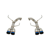 Remark RO-TTGV-S - 11-14 Subaru WRX/STI GR (GV) Sedan Axle Back Exhaust w/Burnt Stainless Steel Single Wall Tip