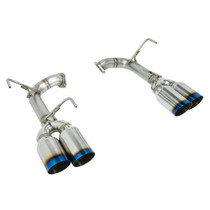 Remark RO-TTVA-S4 - Subaru WRX STi VA Axle Back Exhaust w/ Stainless Single Wall Tip - 4 Inch Version