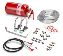 Sparco 014772MSL - 4.25 Liter Mechanical Steel Extinguisher System