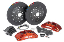APR BRK00022 - Front Big Brake Kit; 2 Pc.; 380 x 34 mm.; 6 Piston; Red;