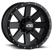 ION Wheels 134-7873MB6 - Cast Aluminum Wheels 134 MB 17x8.5 Black Beadlock Matte Black 5 On 127 Bolt Pattern -6 Offset