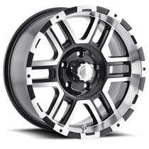 ION Wheels 179-2973B - Cast Aluminum Wheels 179 BK 20x9 Machined Face Black 5 On 127 Bolt Pattern 12 Offset