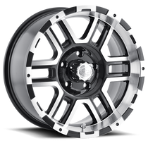 ION Wheels 179-2983B - Cast Aluminum Wheels 179 BK 20x9 Machined Face Black 6 On 139.7 Bolt Pattern 12 Offset