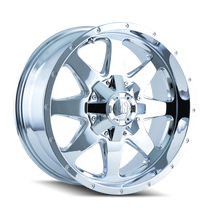 Mayhem 8040-2952C - 8040 Tank 20x9 / 5x127 BP / -12mm Offset / 87mm Hub Chrome Wheel