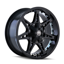 Mayhem 8060-8976B18 - 8060 Missile 18x9 / 8x165.1 BP / 18mm Offset / 130.8mm Hub Black Wheel