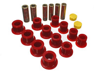 Energy Suspension 4.2148R - 00-04 Ford Excursion 4WD / 99-04 F250/F350 4WD Red Front Leaf Spring Bushing Set