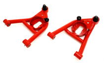 BMR AA016R - 64-72 A-Body Non-Adj. Lower A-Arms (Polyurethane) - Red