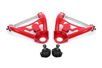 BMR AA028R - 64-72 A-Body Pro-Touring Upper A-Arms w/ Tall Ball Joint (Delrin) - Red