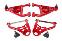 BMR AA029R - 67-69 1st Gen F-Body Upper And Lower A-Arm Kit - Red