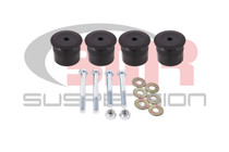 BMR BK050 - 15-17 S550 Mustang Differential Bushing Kit (Aluminum) - Black