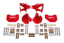 BMR CCK743R - 79-04 Mustang Rear Coilover Conversion Kit w/ Control Arm Bracket - Red