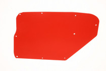 BMR FP006R - 64-67 A-Body A/C Delete Panel (Aluminum) - Red