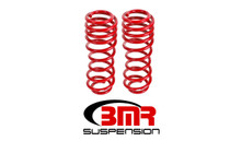 BMR SP067R - 05-14 S197 Mustang GT/GT500 Rear Handling Version Lowering Springs - Red