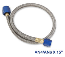 NOS 15352NOS - Stainless Steel Braided Hose