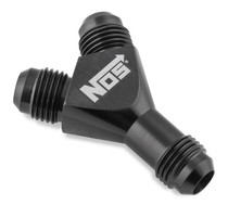 NOS 17835BNOS - 6AN Forged Y-Block Adapter-Black