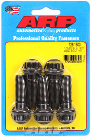 ARP 726-1500 - 1/2in -20 x 1.500 12pt Black Oxide Bolts (5/pkg)