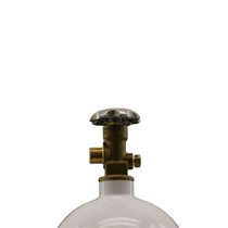 Nitrous Express 11700-15 - Brass Bottle Valve (Fits 15lb Bottles)