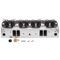 Edelbrock 61595 - Cylinder Head Pontiac Performer D-Port 72cc Chambers for Hydraulic Roller Cam Complete