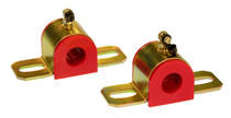 Prothane 19-1206 - Universal 90 Deg Greasable Sway Bar Bushings - 13/16in - Type B Bracket - Red