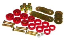 Prothane 7-139 - 67-81 Chevy Camaro Body Mount Kit w/ Hardware - Red