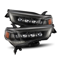 AlphaRex 880810 - 14-22 Toyota 4Runner (2021 Req. Conv) NOVA LED Proj HL Alpha-Blk Actv Lgt Seq. Sig + SB DRL