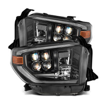 AlphaRex 880832 - 14-21 Toyota Tundra NOVA-Series LED Proj Headlights Alpha-Blk w/Actv Light & Seq. Sig + DRL