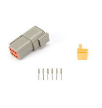 Turbosmart TS-0550-3128 - eGate 6 Way Sensor Socket Kit (DTM Connector)