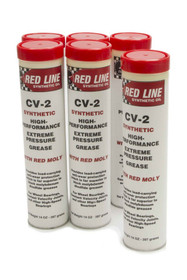 Red Line 80402 CASE/6 - CV-2 Synthetic Grease Cartridge Case/6-14oz