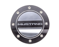 Scott Drake FR3Z-6640526-MB - Fuel Door Mustang Black/ Silver 15-   Mustang