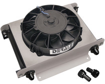 Derale 15860 - 25 Row Hyper-Cool Remote Fluid Cooler, -8AN