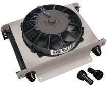 Derale 15865 - 25 Row Hyper-Cool Remote Fluid Cooler, -10AN