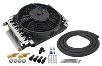 Derale 15900 - 16 Pass Electra-Cool Remote Transmission Cooler Kit, -8AN Inlets