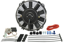 Derale 16309 - 9" Dyno-Cool Electric Fan and Mechanical Fan Controller Kit, Premium